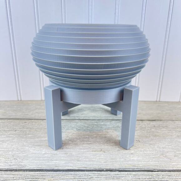 Indoor Planter Pot, The Frons Planter Pot, Planter Tray and Stand - Picture 1 of 9